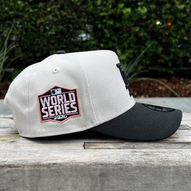 New Era LA Dodgers Stone/Black 2020 World Series 940 A-Frame