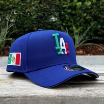 New Era LA Dodgers Royal Vertical Mexico Colors 940 A-Frame
