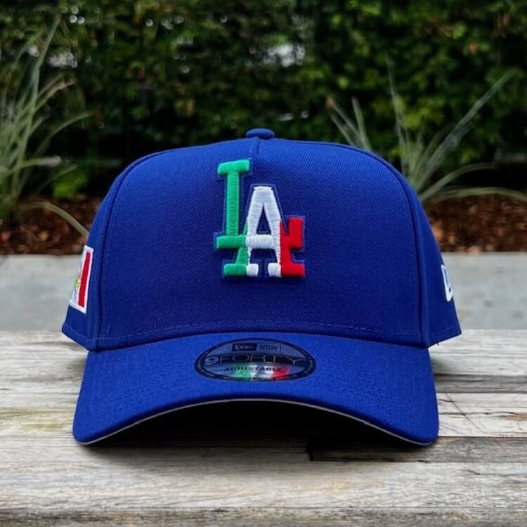 New Era LA Dodgers Royal Vertical Mexico Colors 940 A-Frame