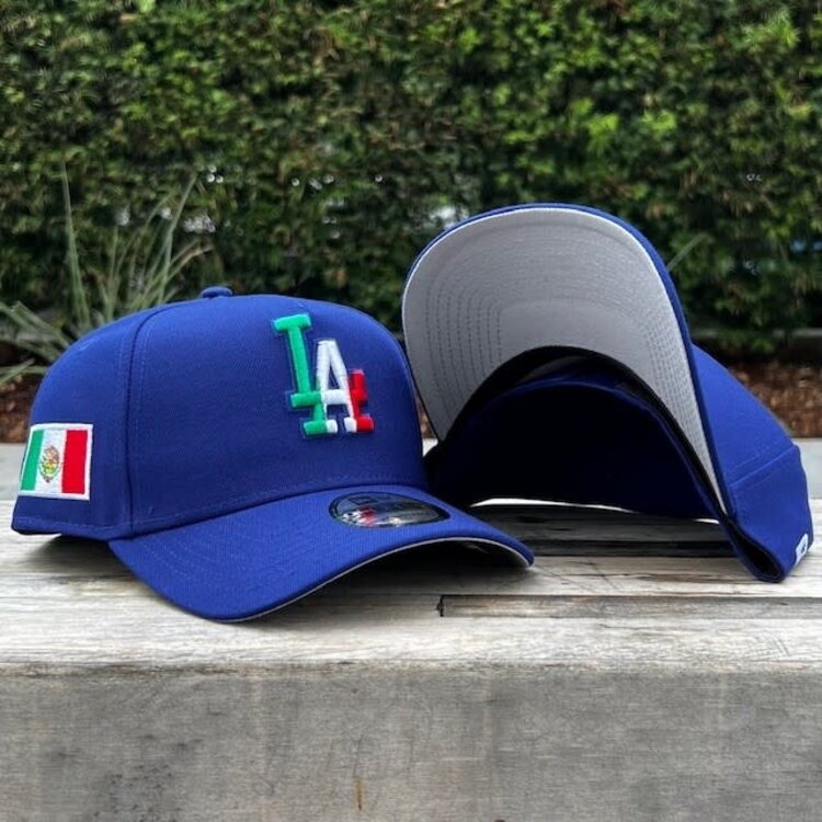 New Era LA Dodgers Royal Vertical Mexico Colors 940 A-Frame