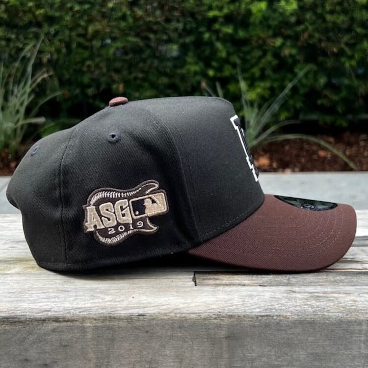 New Era LA Dodgers Black/Dark Brown Outline 2019 ASG 940 A-Frame