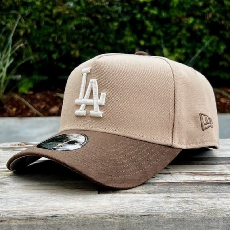 New Era LA Dodgers Khaki/Brown 100th Anniversary 940 A-Frame