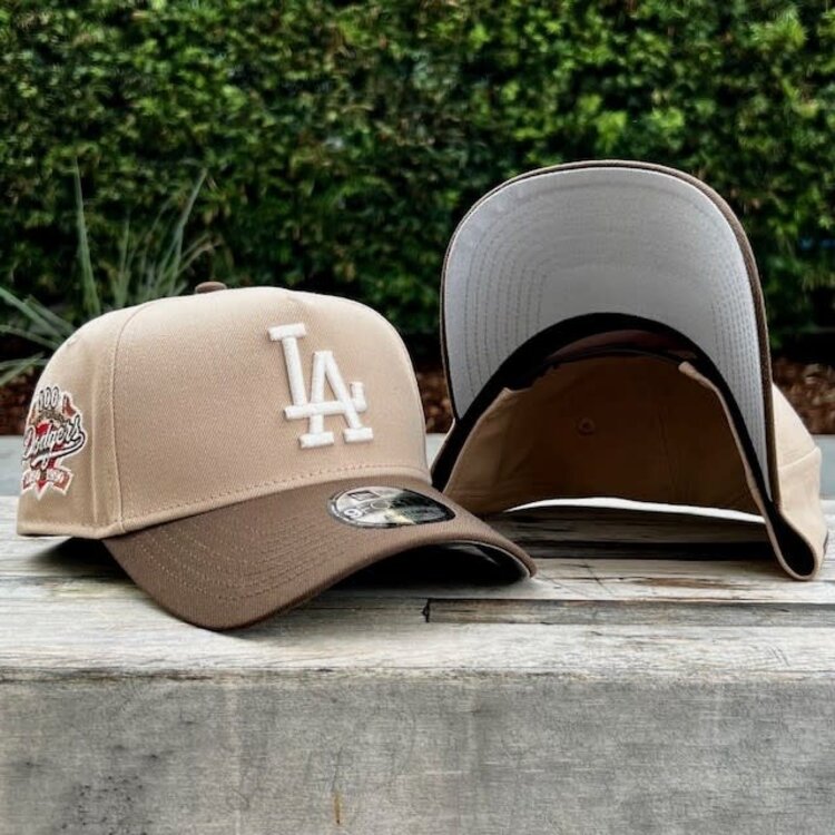 New Era LA Dodgers Khaki/Brown 100th Anniversary 940 A-Frame