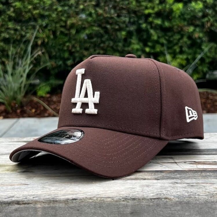 New Era LA Dodgers Dark Brown Ivory 40th Anniversary 940 A-Frame