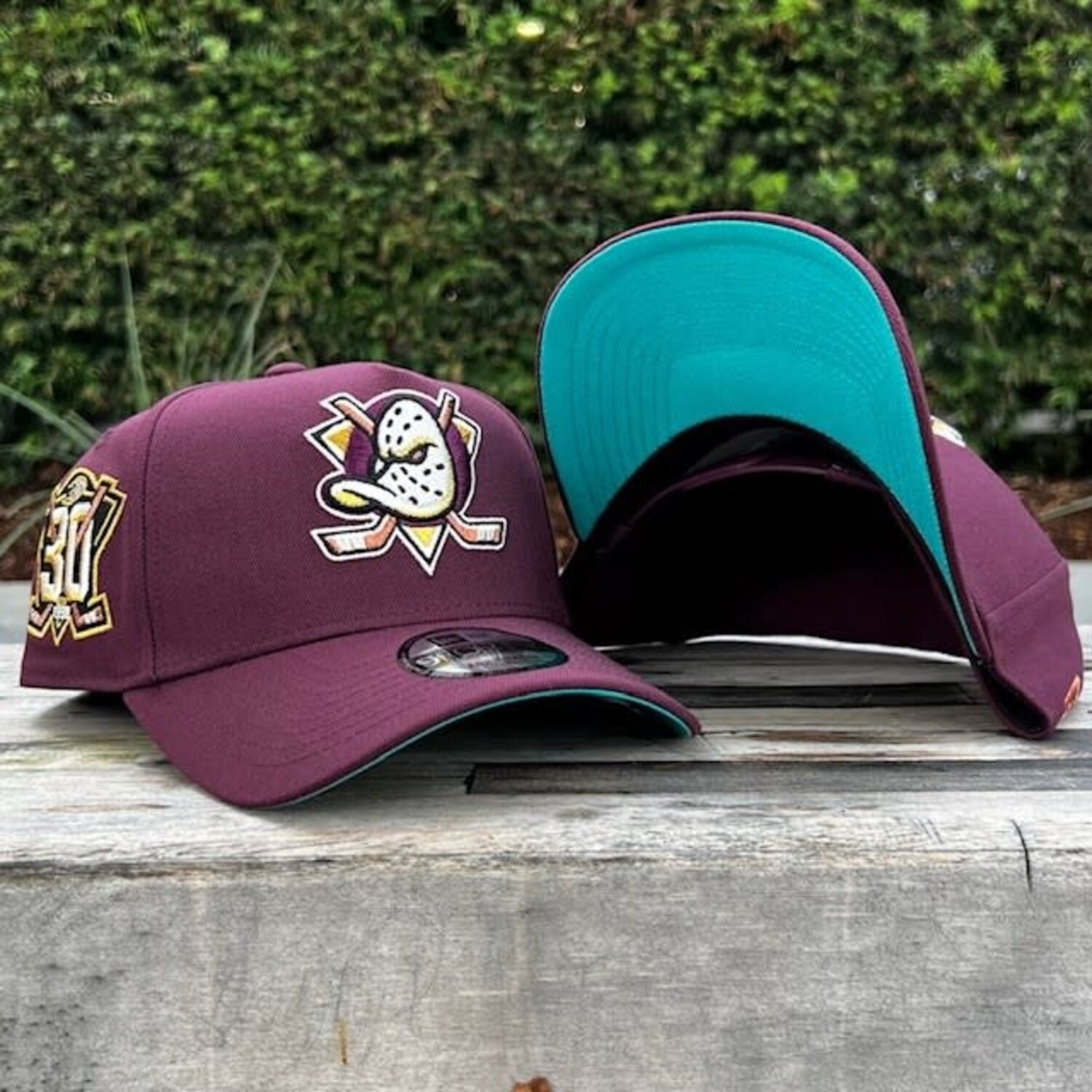 Mighty Ducks Maroon 30th Anniv Teal UV 940 A-Frame - The Locker