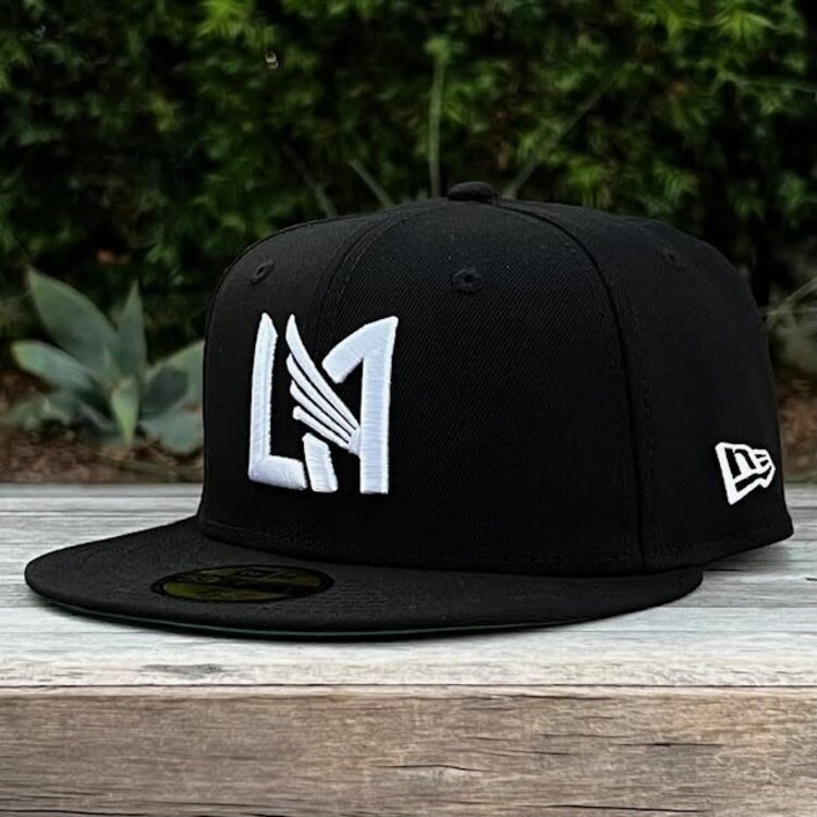 New Era LAFC Black White Team Logo
