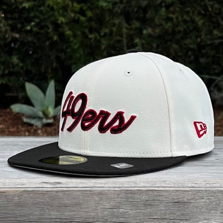 New Era 49ers Script Ivory/Black Super Bowl Champs