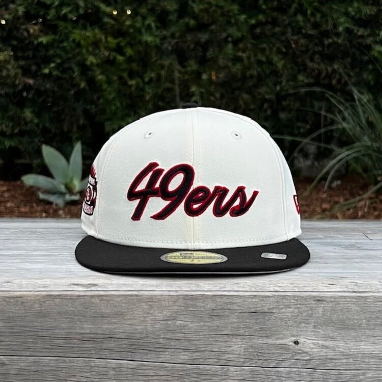 New Era 49ers Script Ivory/Black Super Bowl Champs