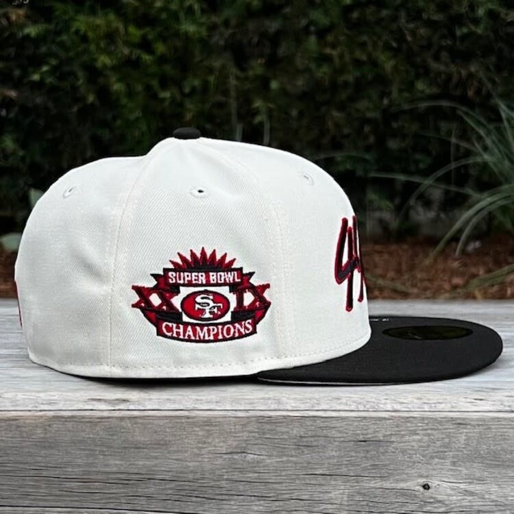 New Era 49ers Script Ivory/Black Super Bowl Champs