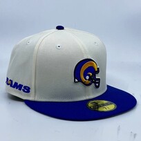 New Era LA Rams Ivory/Royal Retro Helmet SP