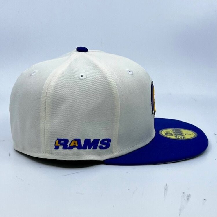 New Era LA Rams Ivory/Royal Retro Helmet SP