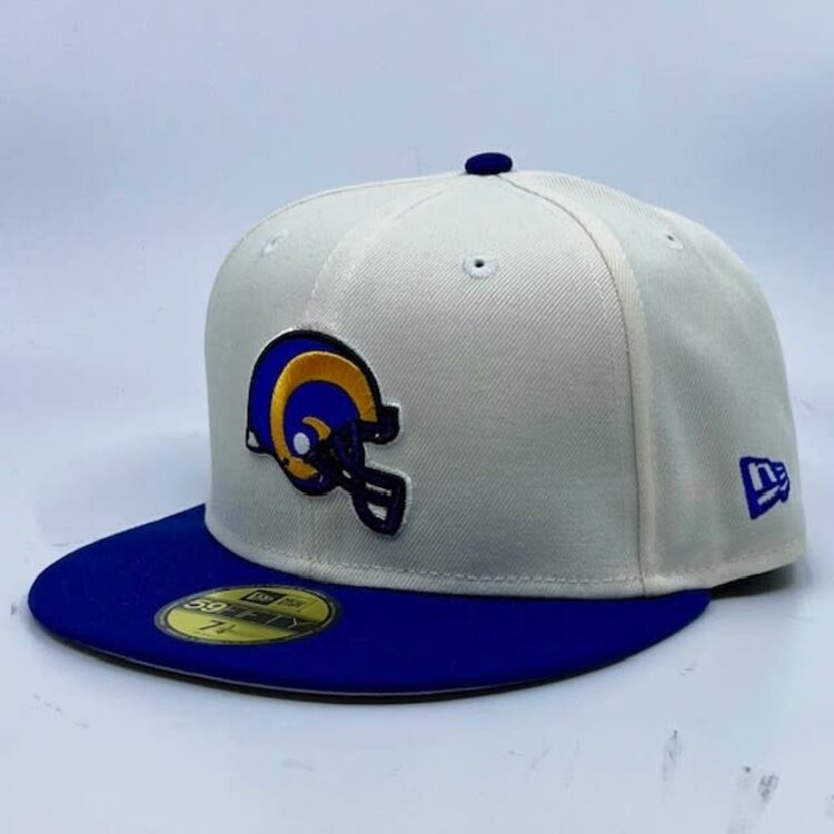 New Era LA Rams Ivory/Royal Retro Helmet SP