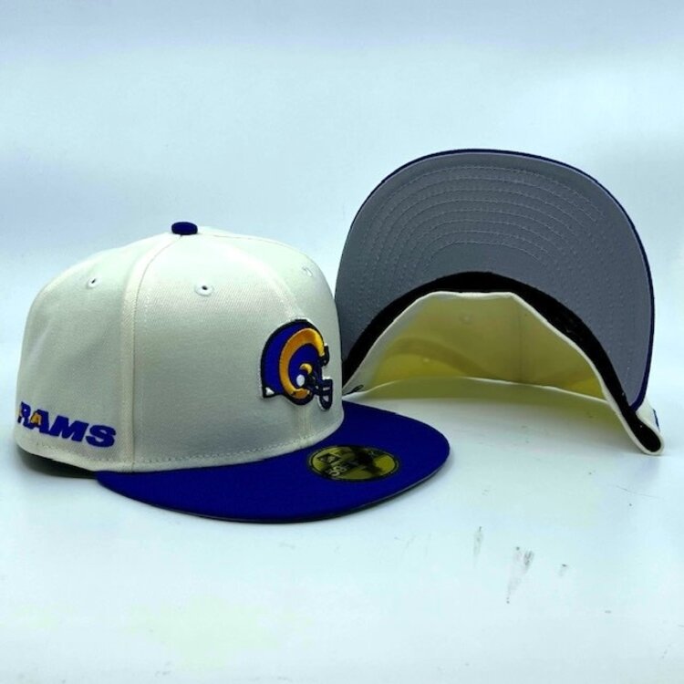 New Era LA Rams Ivory/Royal Retro Helmet SP