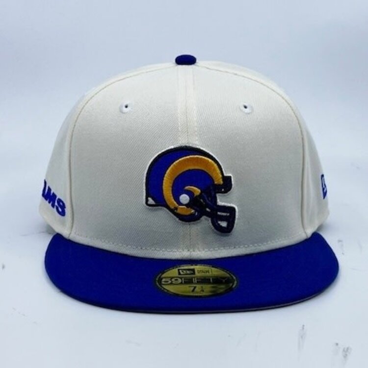 New Era LA Rams Ivory/Royal Retro Helmet SP