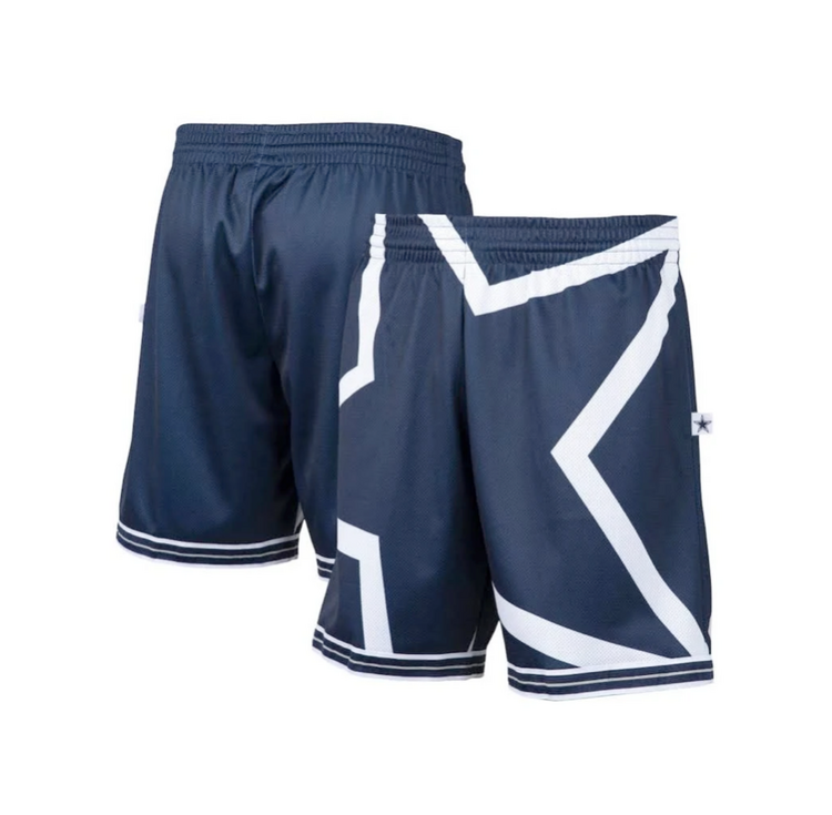 Mitchell and Ness Cowboys M&N Men's Big Face Shorts