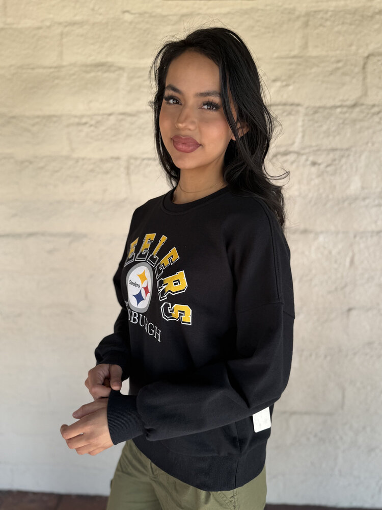 G-III Pittsburgh Steelers Women's GIII Feud Crew Sweater