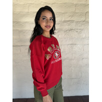 G-III San Francisco 49ers Women's GIII Feud Crew Sweater