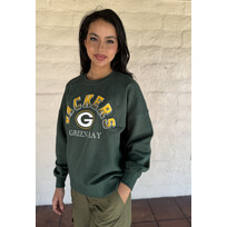 G-III Green Bay Packers Women's GIII Feud Crew Sweater