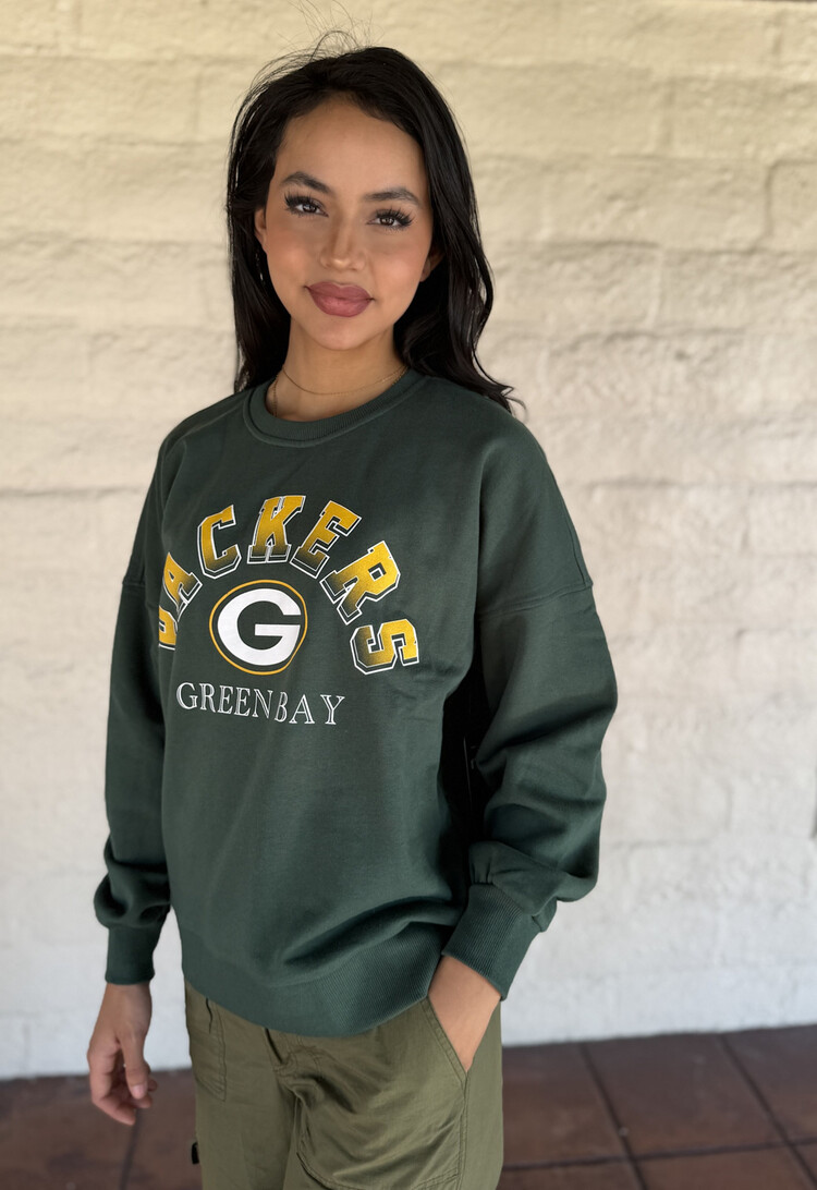 G-III Green Bay Packers Women's GIII Feud Crew Sweater