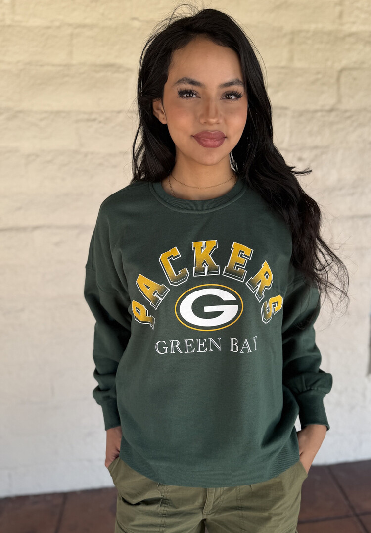 G-III Green Bay Packers Women's GIII Feud Crew Sweater
