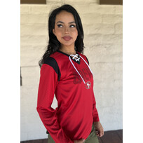 G-III SF 49ers Women's G-III Icing Long Sleeve Mesh Top