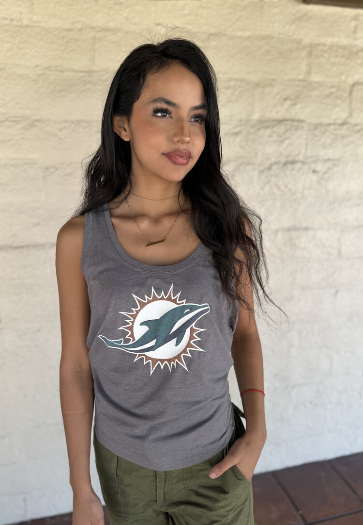 47 Brand Dolphins W Tank 47Brand '16 Forward Gray