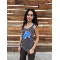 Majestic Lions W Tank Tested Charcoal