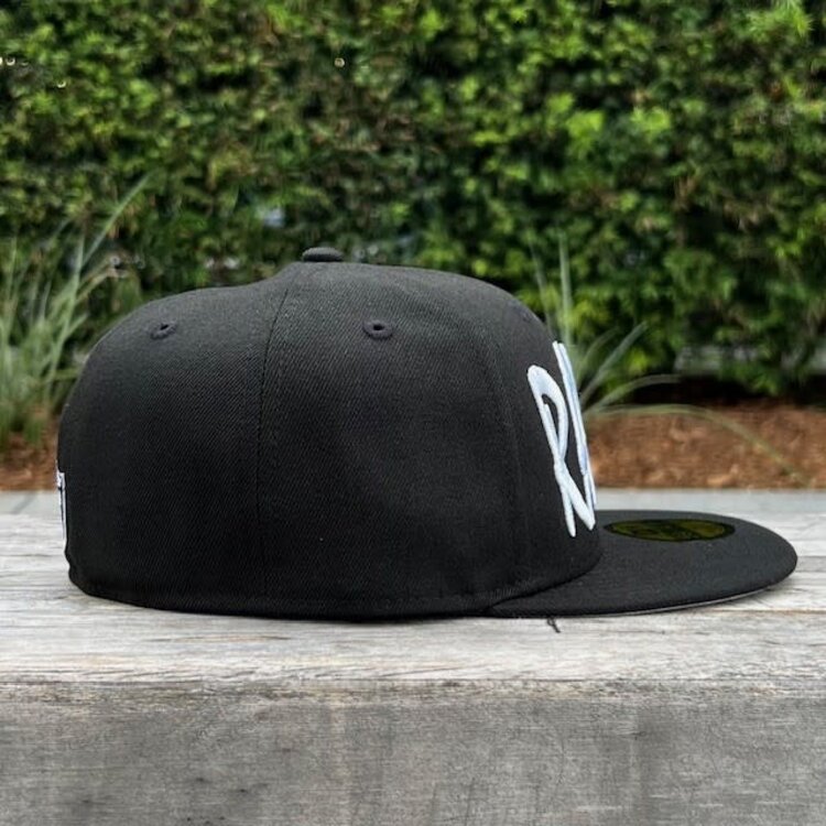 New Era Raiders Black White Sketch Gray UV