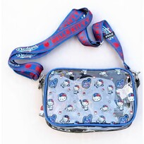 Forever Collectibles LA Dodgers x Hello Kitty Small Clear Bag