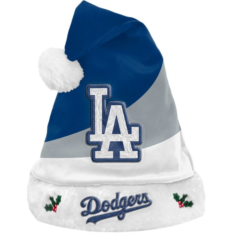 Forever Collectibles LA Dodgers Santa Hat