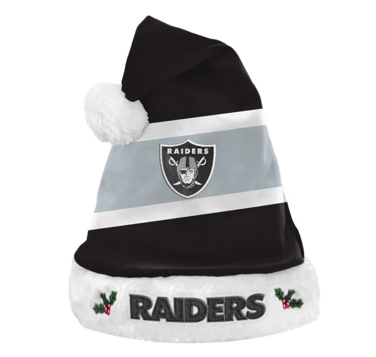 Forever Collectibles Raiders Santa Hat