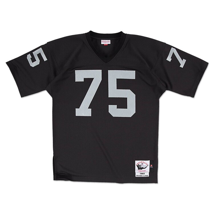 Mitchell and Ness LA Raiders Men's Mitchell & Ness Authentic 1983 Howie Long #75 Jersey Black