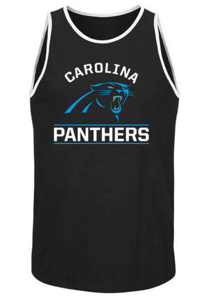 Majestic Carolina Panthers M Tank Go Far Black