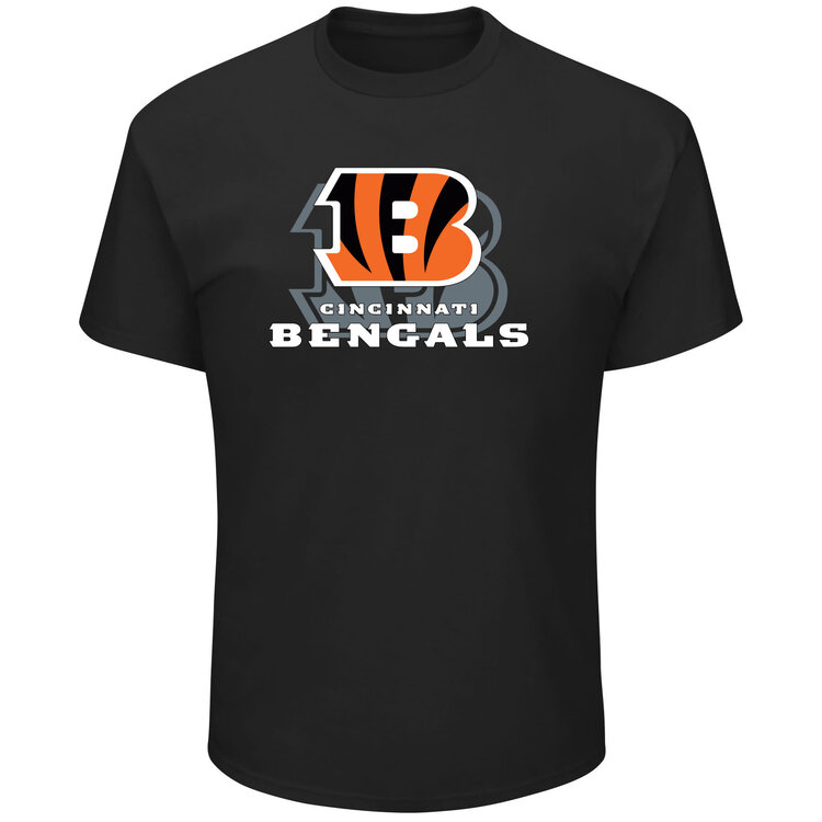 Majestic Cincinnati Bengals M Pick Six Tee Black