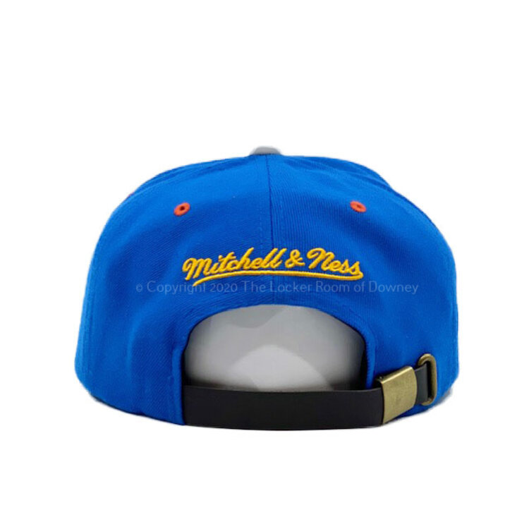 Mitchell and Ness NBA Oklahoma City Thunder M&N Gray Cord Visor Strapback Blue/Gray OSFA