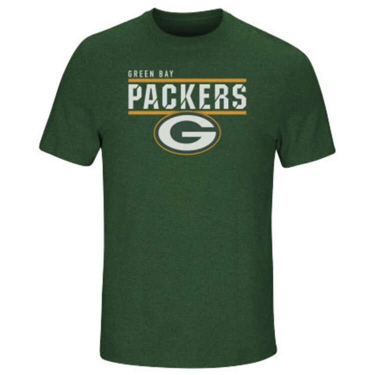 Majestic Packers M Tee Flex Team Green