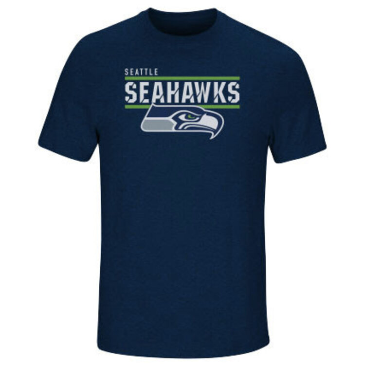 Majestic Seahawks M Tee Flex Team Navy