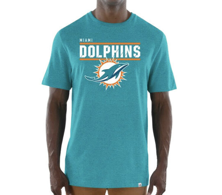 Majestic Miami Dolphins M Tee Flex Team Aqua