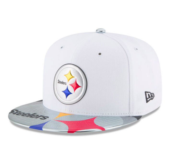New Era Steelers 17 Draft 5950 White
