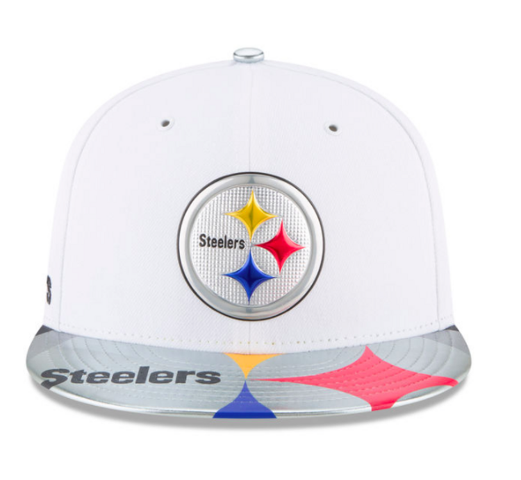 New Era Steelers 17 Draft 5950 White