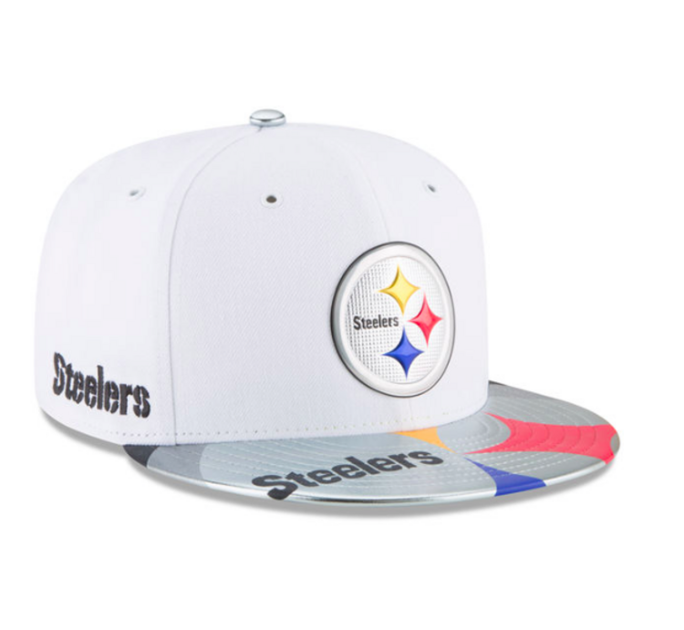 New Era Steelers 17 Draft 5950 White