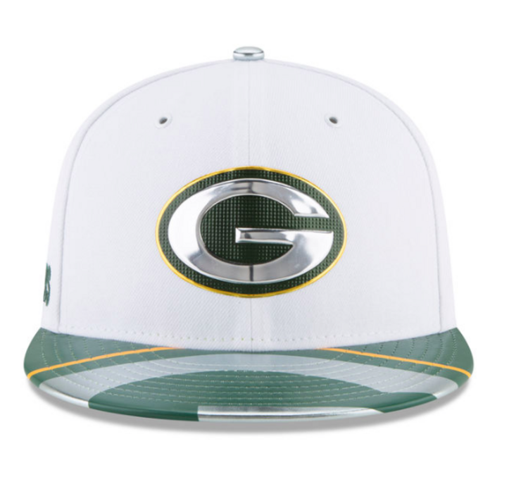 New Era NFL Green Bay Packers 2017 Draft On Stage 5950 White