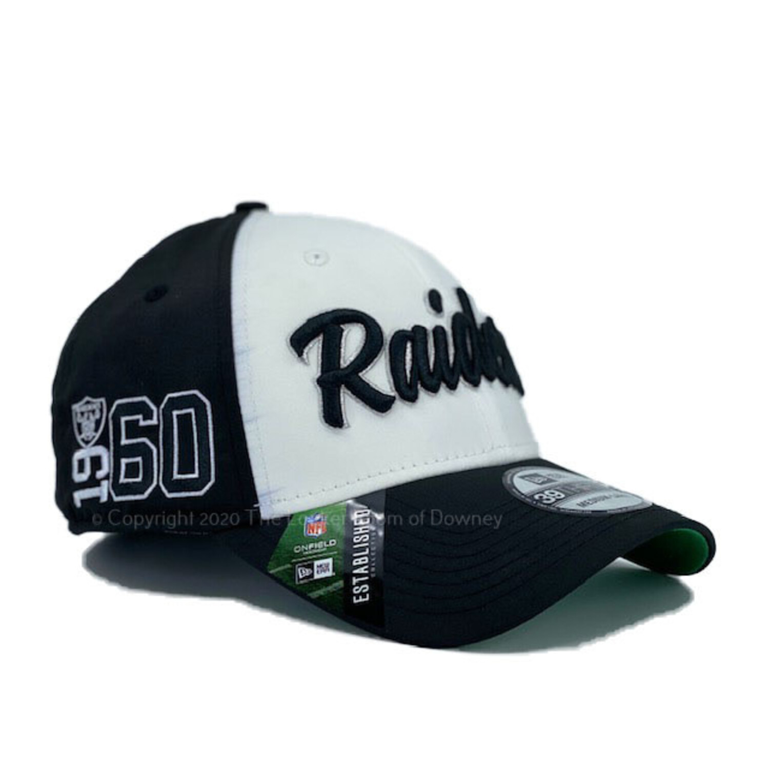 Raiders 19 Home Sideline 3930 White Front - The Locker Room of Downey