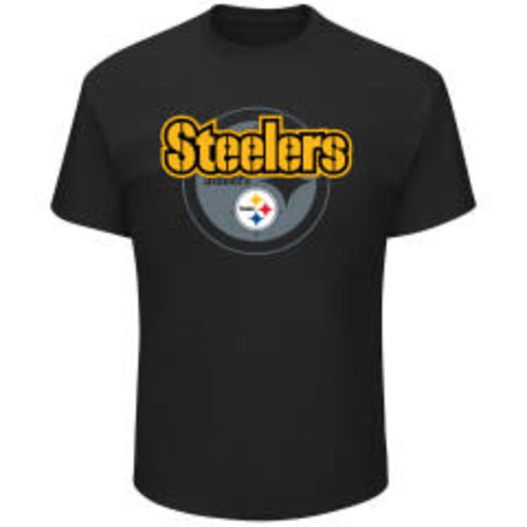 Majestic Steelers M Pick Six Tee Black
