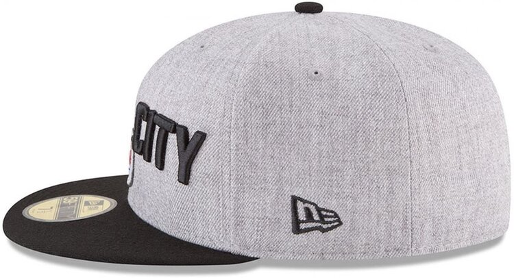 New Era Steelers 18 Draft Hthr Gray/Black