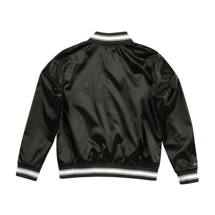 Mitchell and Ness Las Vegas Raiders W Mitchell & Ness Lightweight Satin Jacket Black