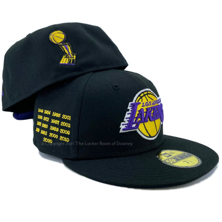 New Era Lakers Black Years Purple UV