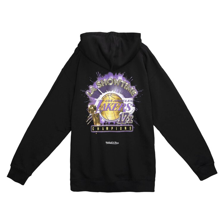 Mitchell and Ness LA Lakers Mitchell & Ness Showtime 17X Hoodie Black