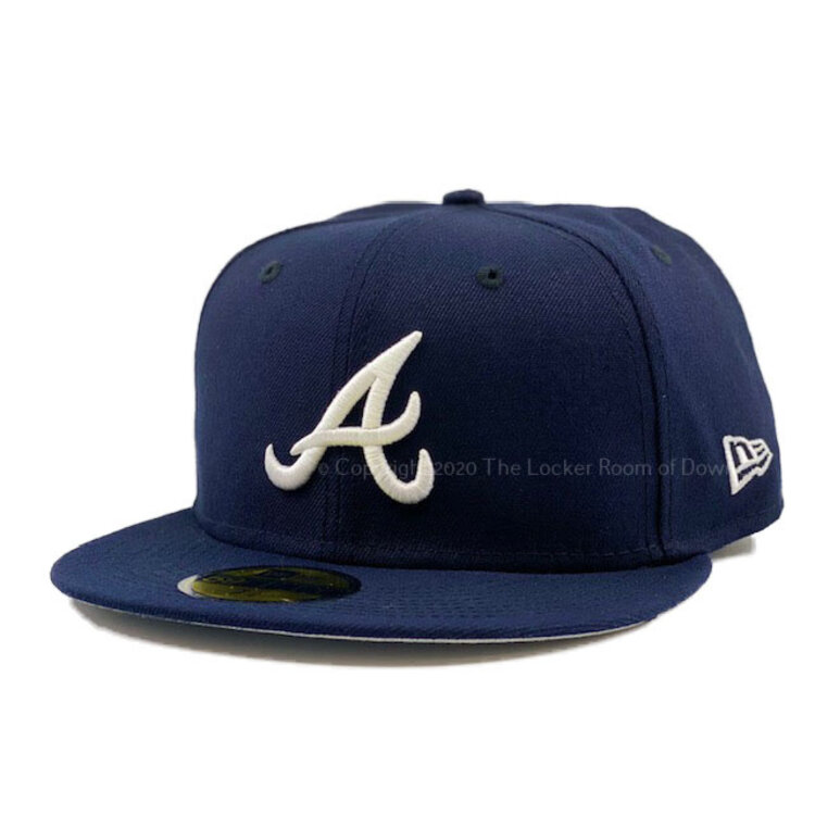 New Era Braves Team Navy Gray UV