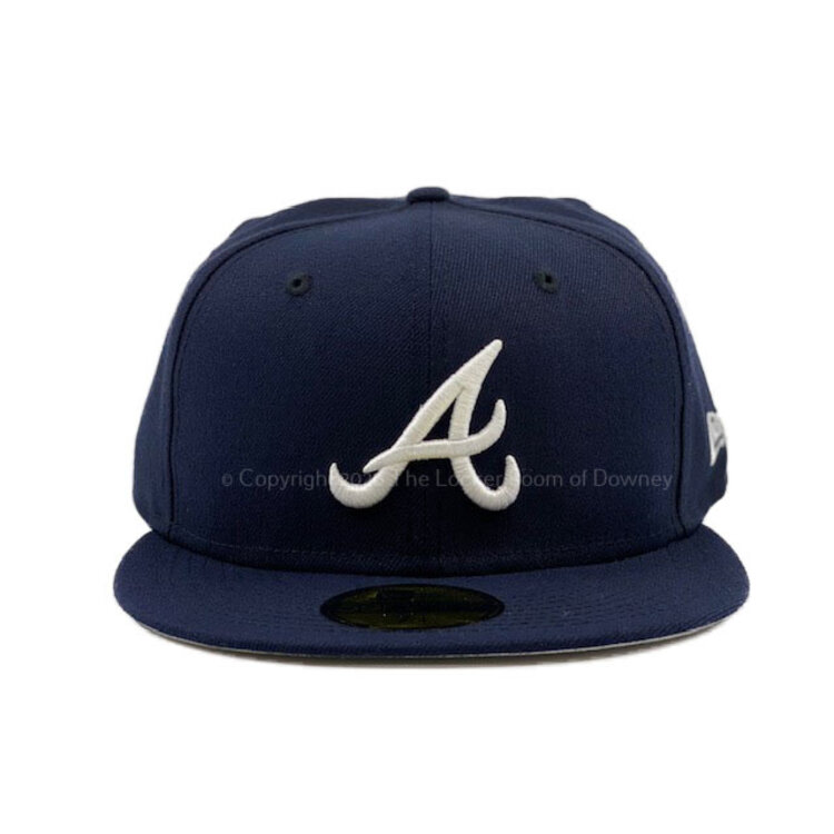 New Era Braves Team Navy Gray UV